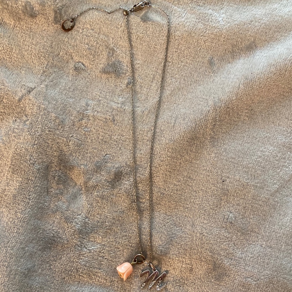 Juicy Couture initial necklace